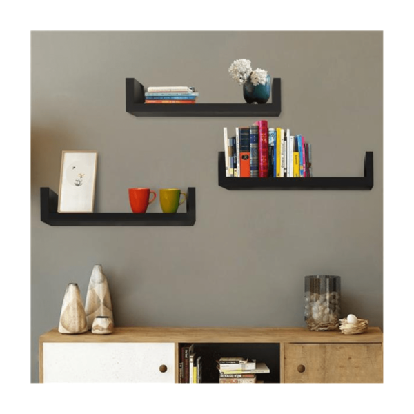 Wall-Mounted Floating Shelves Set Of 3