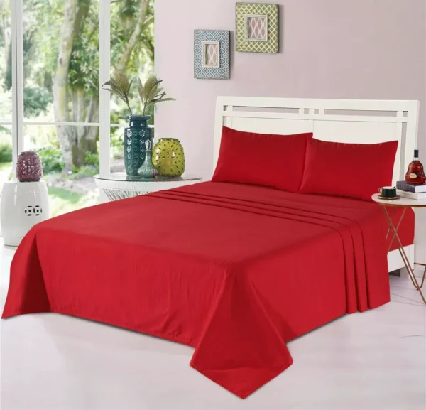 Brushed Cotton Deep Sheets and Pillowcase