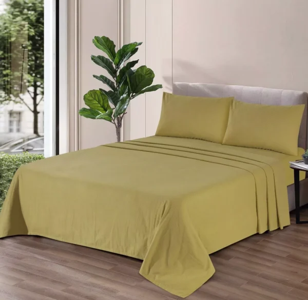 Brushed Cotton Deep Sheets and Pillowcase