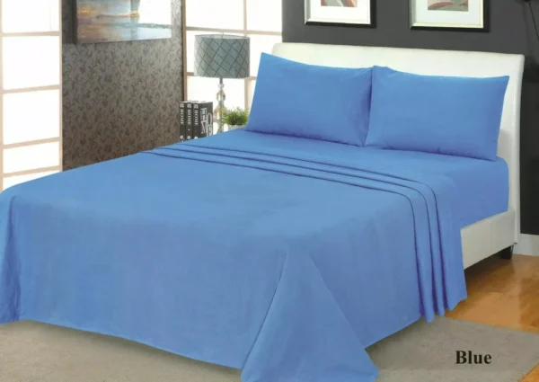 Brushed Cotton Deep Sheets and Pillowcase