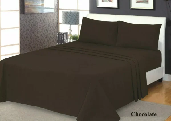 Brushed Cotton Deep Sheets and Pillowcase