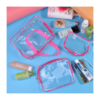 3-Pack Versatile Travel Makeup Bag Set
