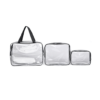 3-Pack Versatile Travel Makeup Bag Set