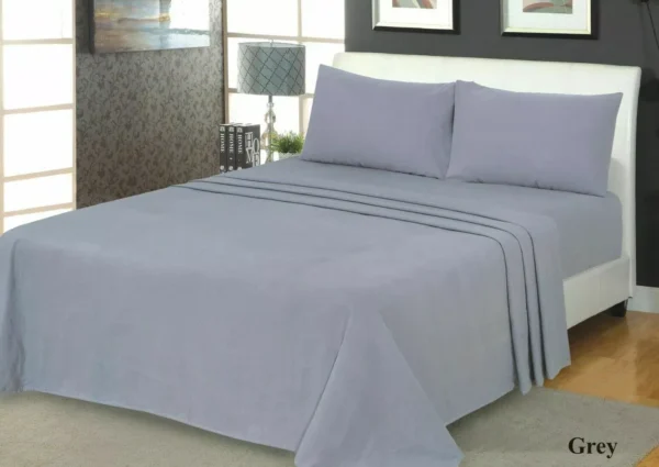 Brushed Cotton Deep Sheets and Pillowcase