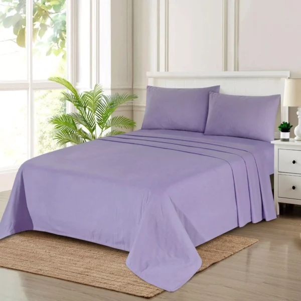 Brushed Cotton Deep Sheets and Pillowcase