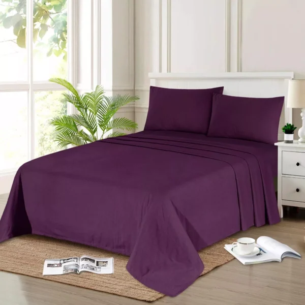 Brushed Cotton Deep Sheets and Pillowcase