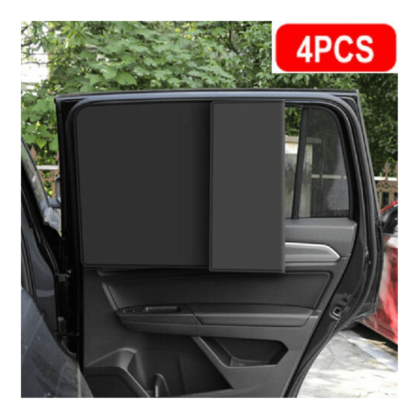 4 Pcs Powerful Magnetic Sunshade Set