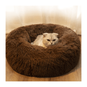 Cozy Plush Round Pet Bed