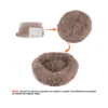 Cozy Plush Round Pet Bed
