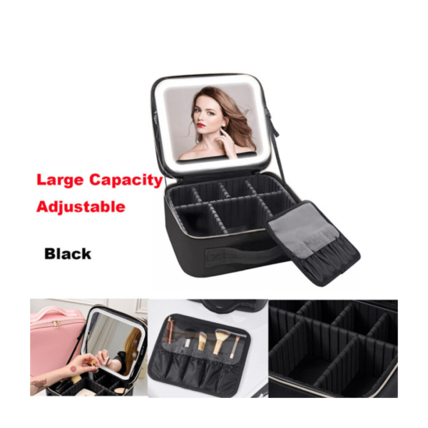 Stylish LED Makeup Bag