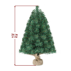 24in Stunning Pre-Lit Mini Christmas Tree