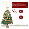 24in Stunning Pre-Lit Mini Christmas Tree