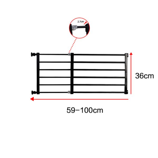 Retractable Pet & Baby Safety Gate