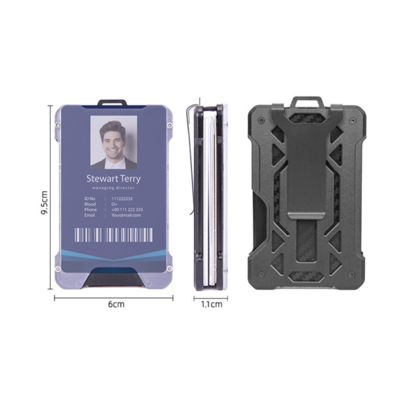 Ultimate RFID Aluminum Card Holder Clip