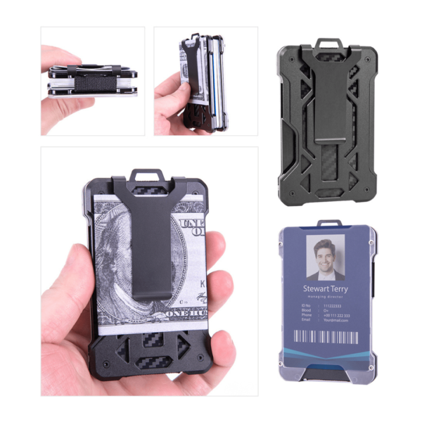 Ultimate RFID Aluminum Card Holder Clip