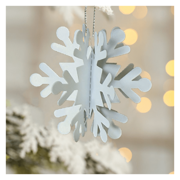 3M Magical White Winter Snowflakes